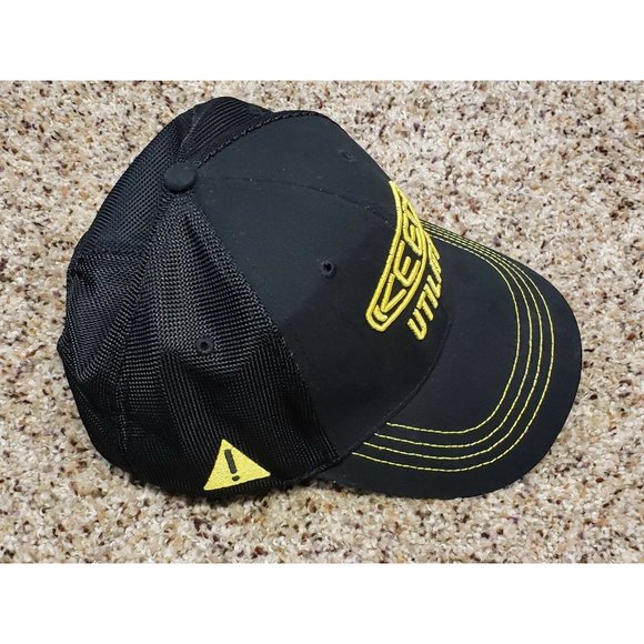 Keen Utility Trucker Style Hat Black & Yellow NWT - Picture 5 of 7